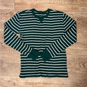 NWOT Boys J Crew Crewcuts Striped Waffle Knit Tshirt Size XL 12/14